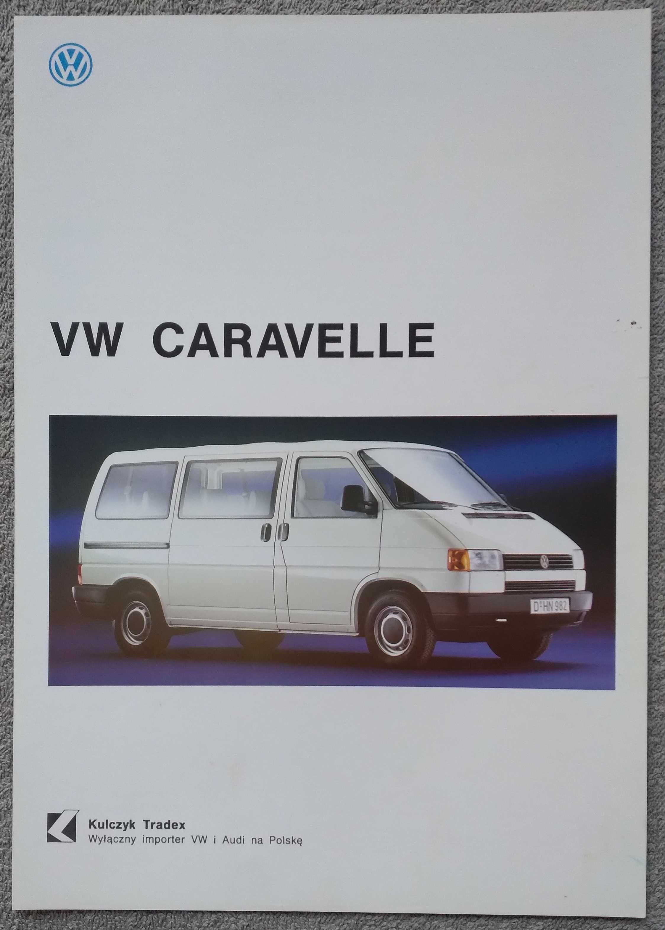 Prospekt Volkswagen Caravelle j.polski