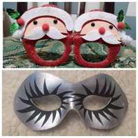 игрушка маска новогодние маскарадные очки карнавальные