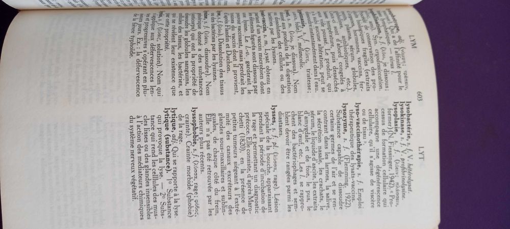 Dictionnaire des Terms Techniques de Médecine, G et Delamare 1970