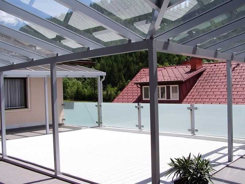 Ogród zimowy・Pergola・Zadaszenie tarasu・Zabudowa tarasu・Patio・Szklane