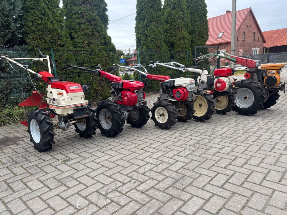 Traktorek Dzik Glebogryzarka Iseki a300 Piękna Honda kubota pług