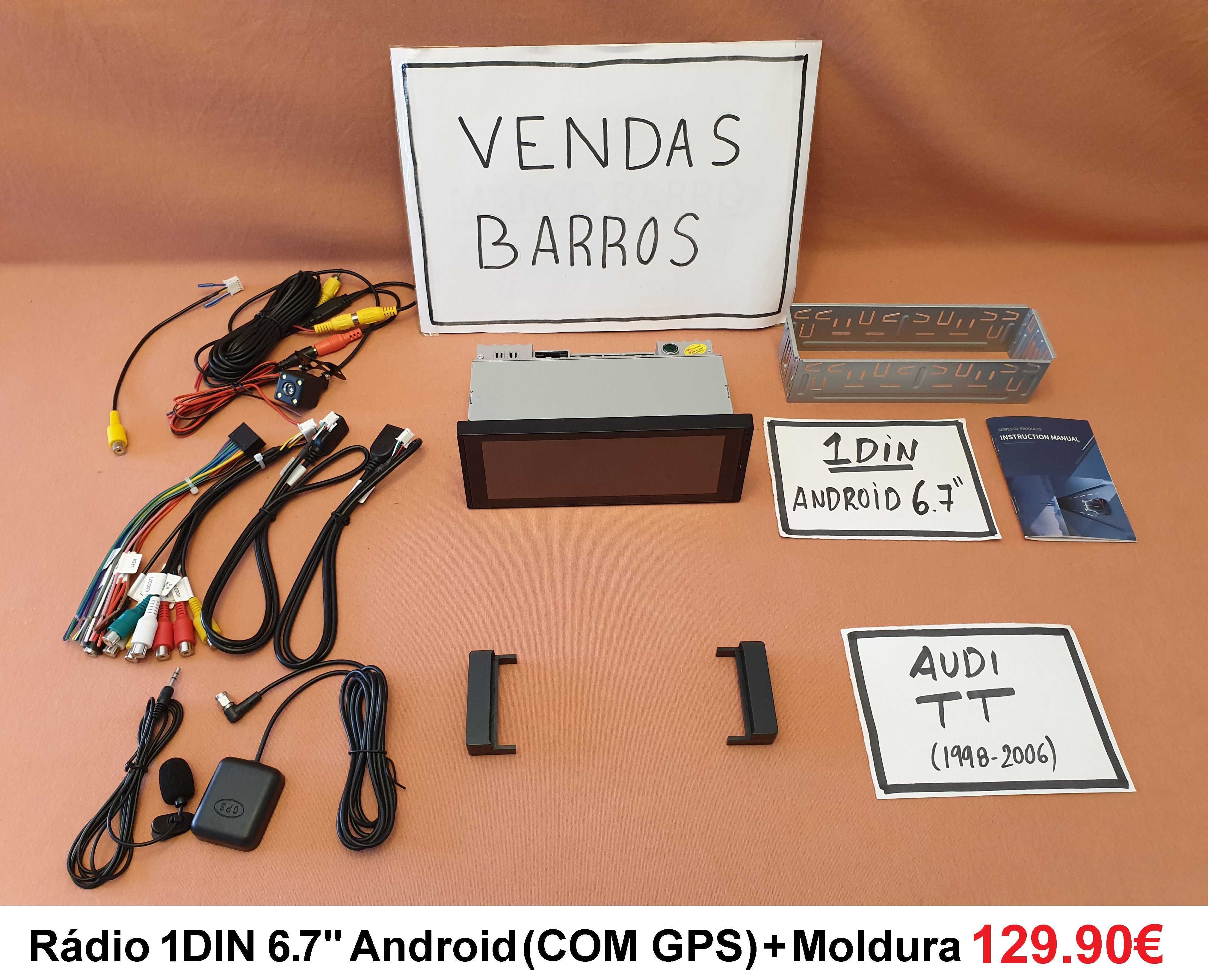 (NOVO) Rádio 2DIN Audi TT (Desde 1998 a 2014) • Android GPS • 8N 8J