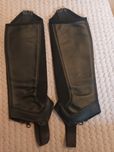 Sztylpy - czapsy jeździeckie dla dzieci FOUGANZA dł. zamka 36 cm