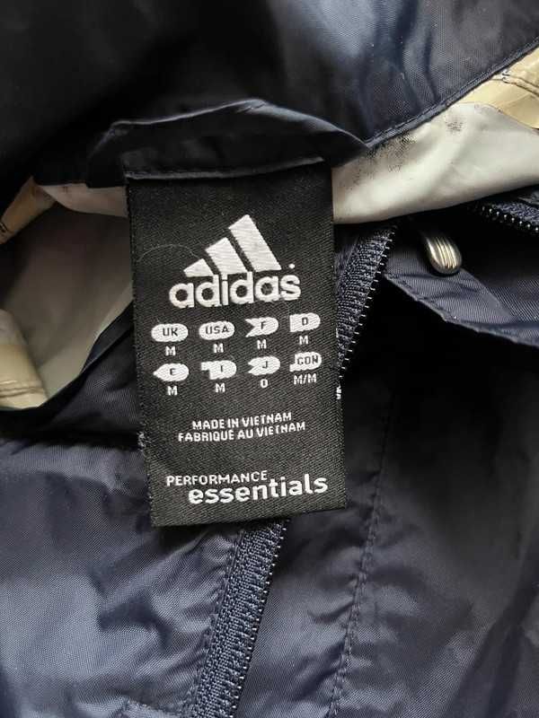 Kurtka męska przeciwdeszczowa cienka adidas składana jesienna wiosenna