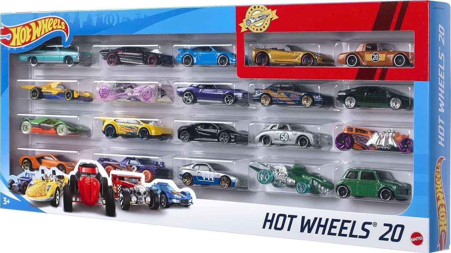 Набір машинок Hot Wheels Cars 20 Pack