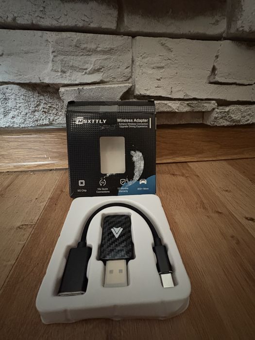 Bezprzewodowy adapter Mini MSXTTLY USB Android Auto do samochodu