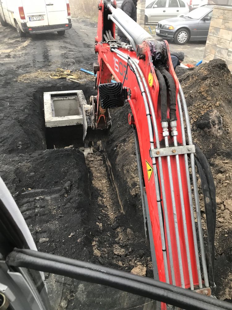 Usługi minikoparką, wywrotka, drenaże