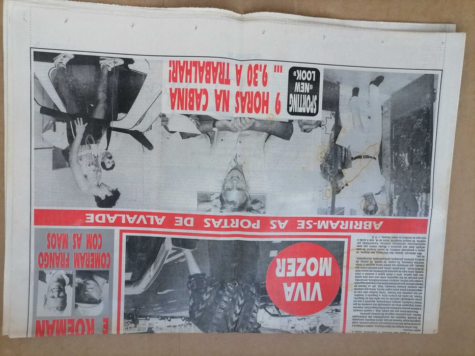 Jornal A Bola BENFICA/João Pinto Contratado ao Boavista 1992