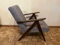 fotel PRL, lata 60-te, vintage