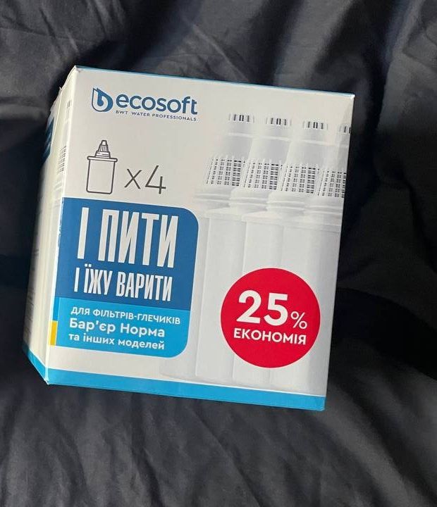 Картриджі 4 шт. для фільтпа-глечика Бар'єр Ecosoft