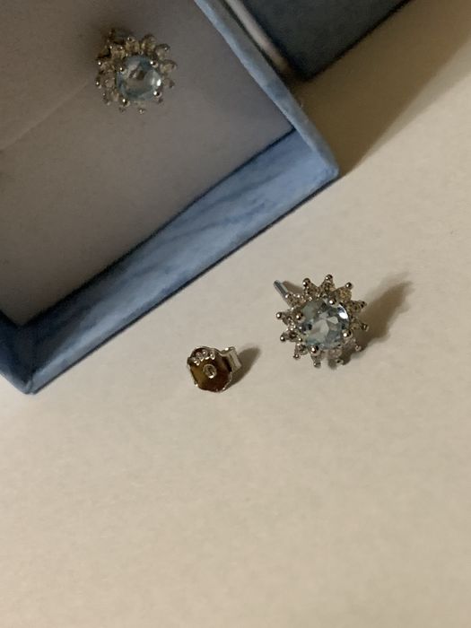 Серьги гвоздики 925 проба