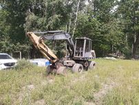 Hanomag hw130 sprawna koparka kolowa