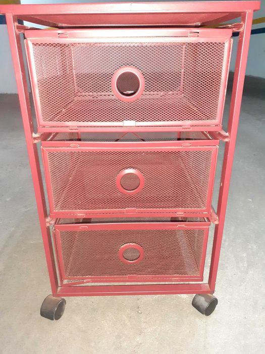 Mesa de apoio 3 gavetas