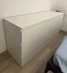 Komoda ikea malm biała / dostawa !
