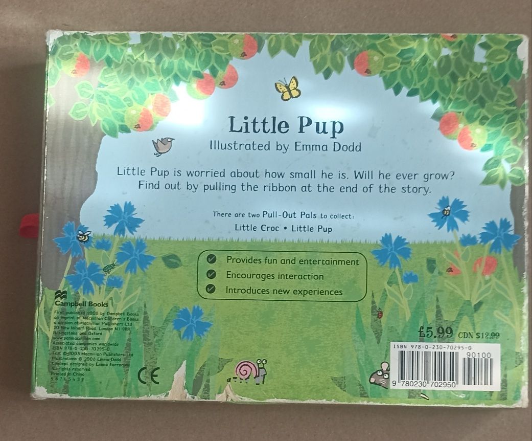 Книга little pup (pull-out pals) розкладачка
