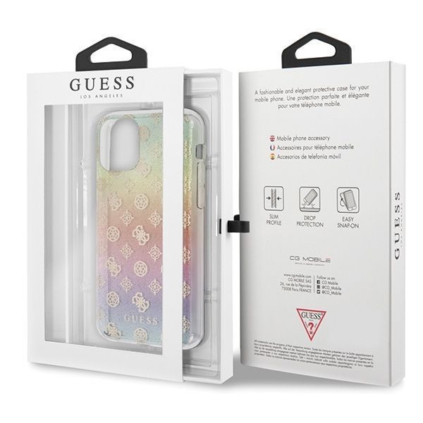 Etui Guess Iridescent 4G Peony dla iPhone 11 Pro 5.8"