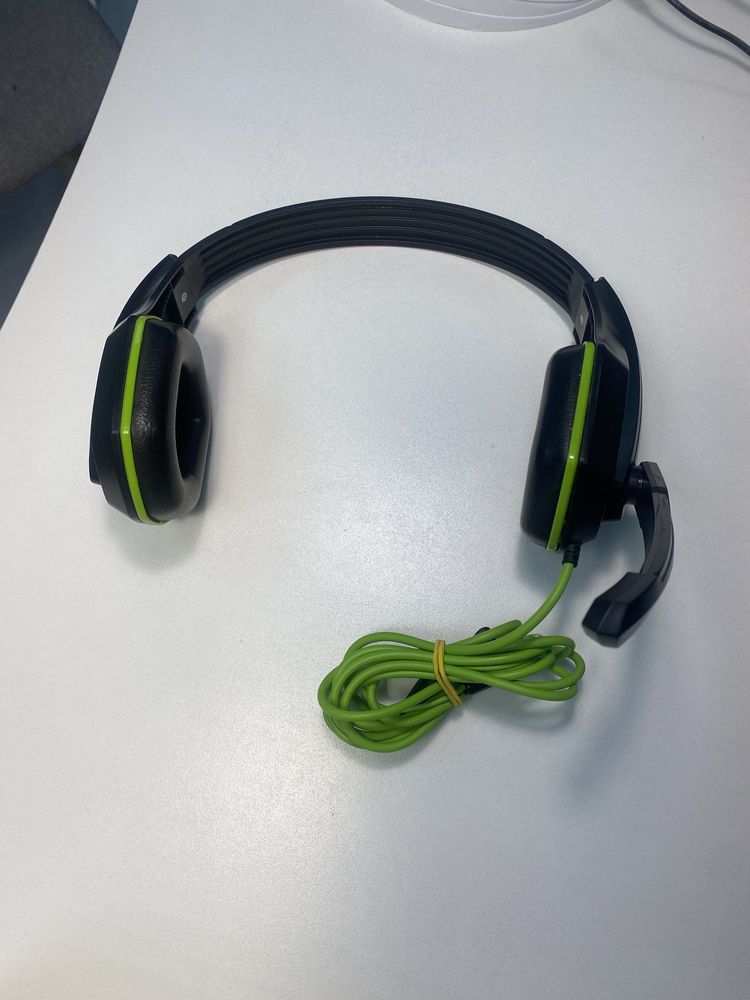 Наушники геймерские с микрофоном Gemix W-330 Black/Green