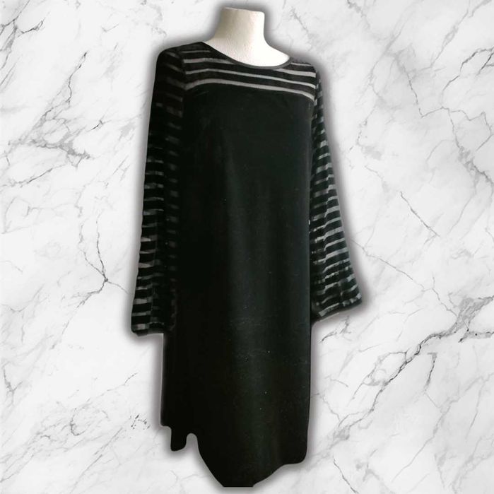 Nowa Sukienka Damska Muso | Letnia | Rozmiar S | Czarna z Paskami