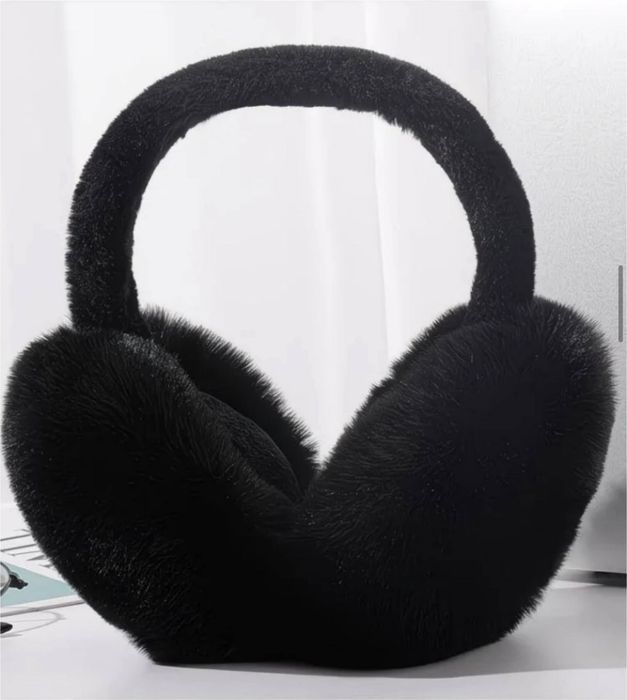 Теплі пухнасті навушники Teddy, м’які зимові навушники