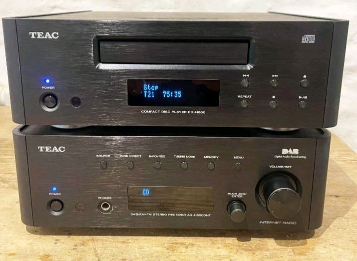 Teac Reference 600 wzmacniacz CD piloty