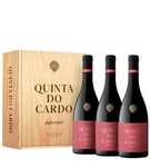 2 caixas madeira com 3 divisões cada  /vazias