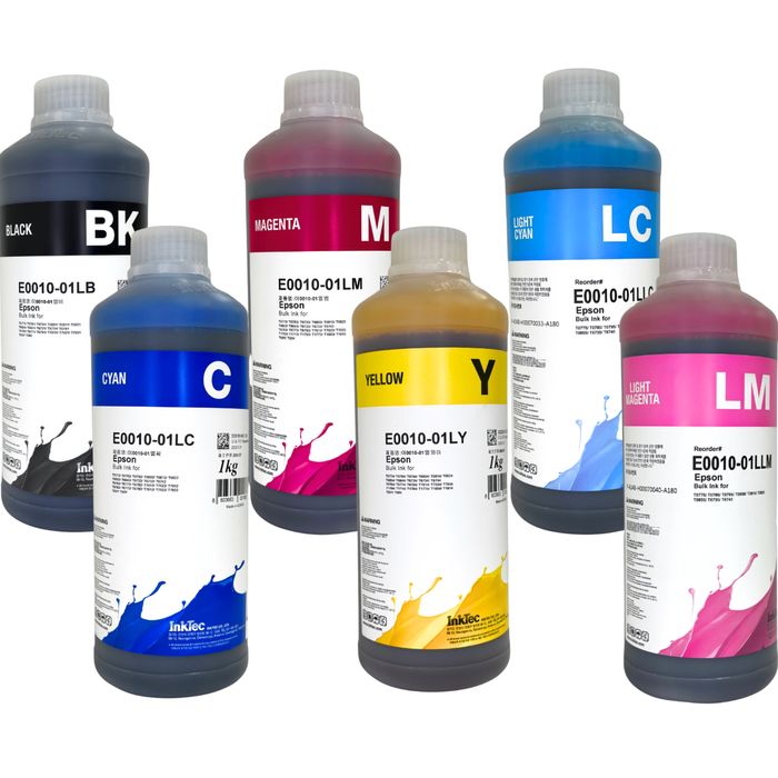 InkTec E0010 для EPSON | Водорозчинні чорнила 100мл/1л | 4 та 6 кольор