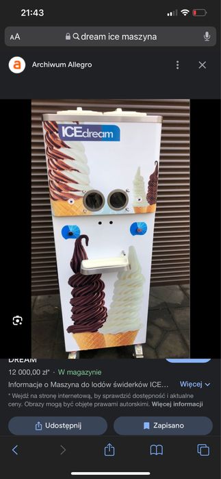 Maszyna do lodów ice dream EFE 4000