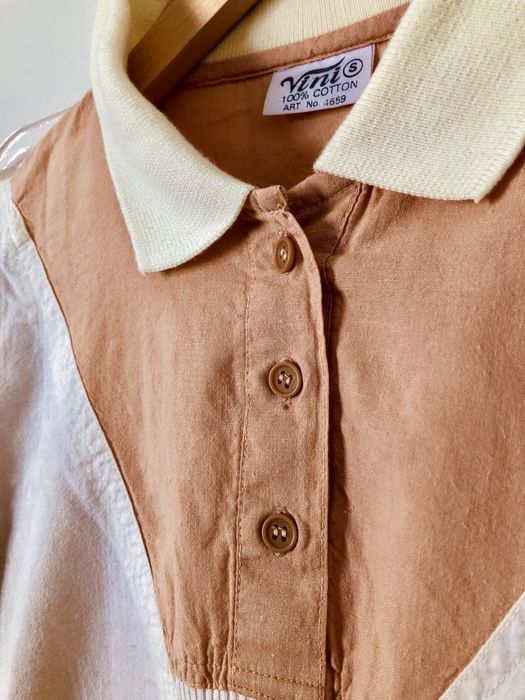 Polo vintage geométrico