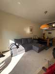 Sofa chaise long cinza