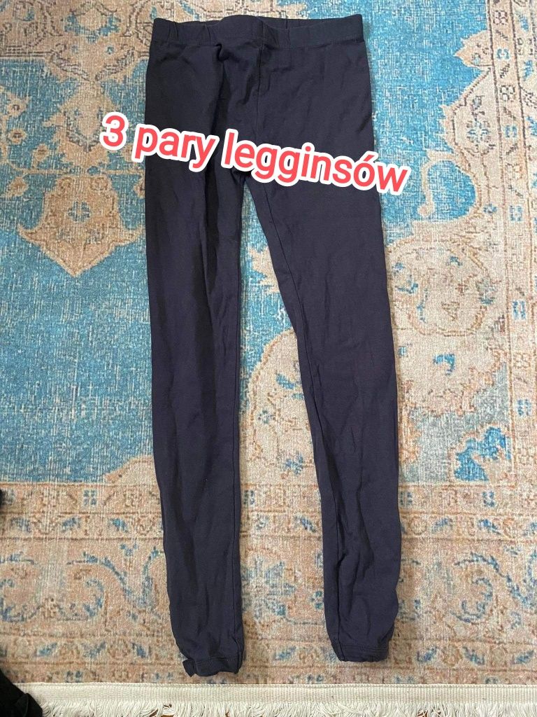 Zestaw 3 par legginsów