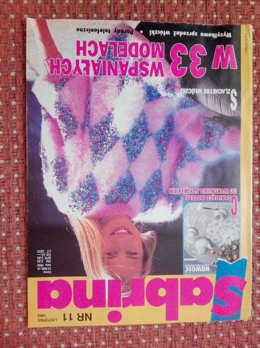 SABRINA 11/92 - 33 wspaniałe wzory
