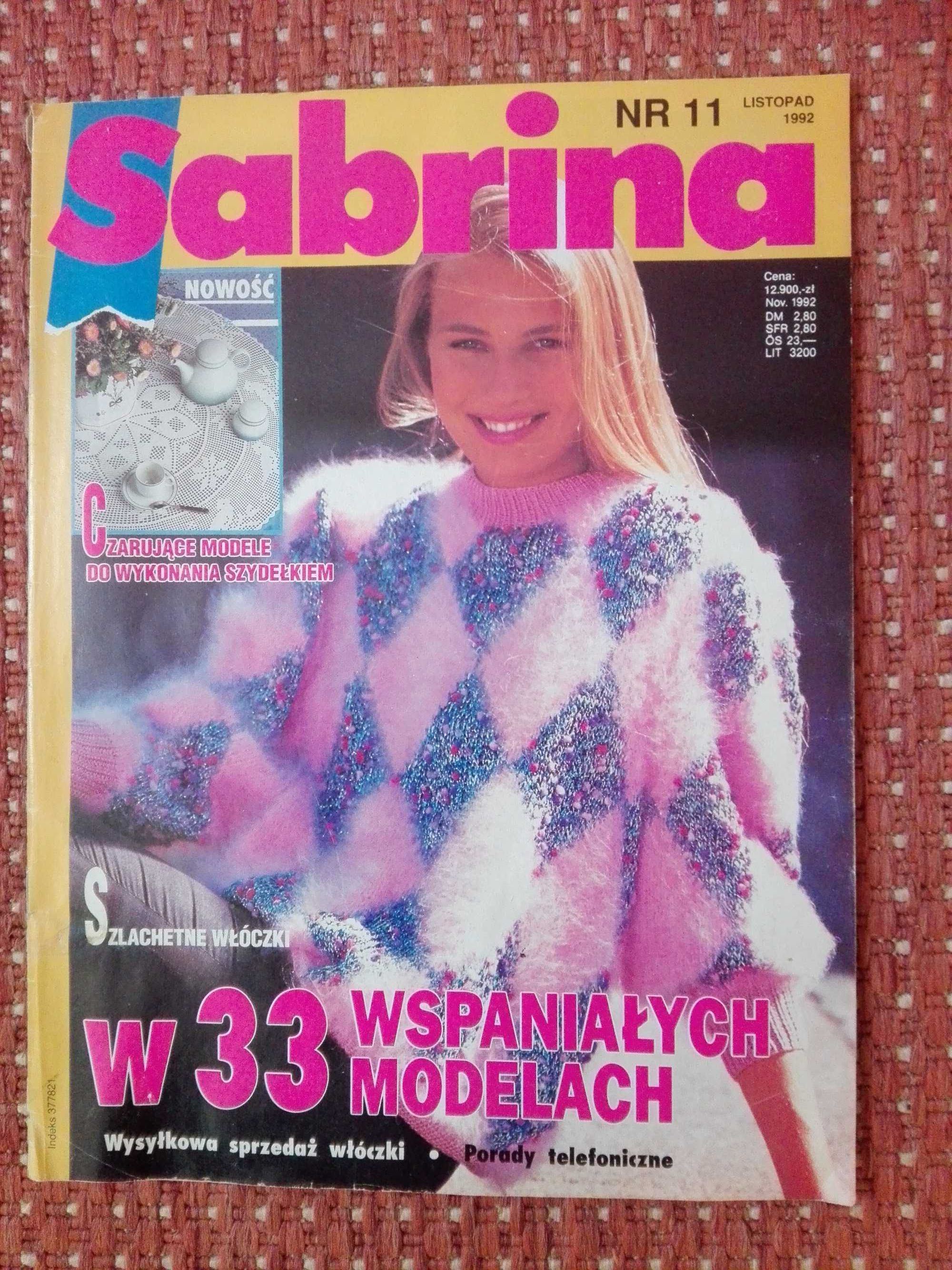 SABRINA 11/92 - 33 wspaniałe wzory