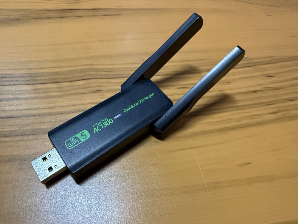 Дводіапазонний адаптер AC1300 WiFi-5 USB3.0 2.4GHz+5.8GHz RTL8812