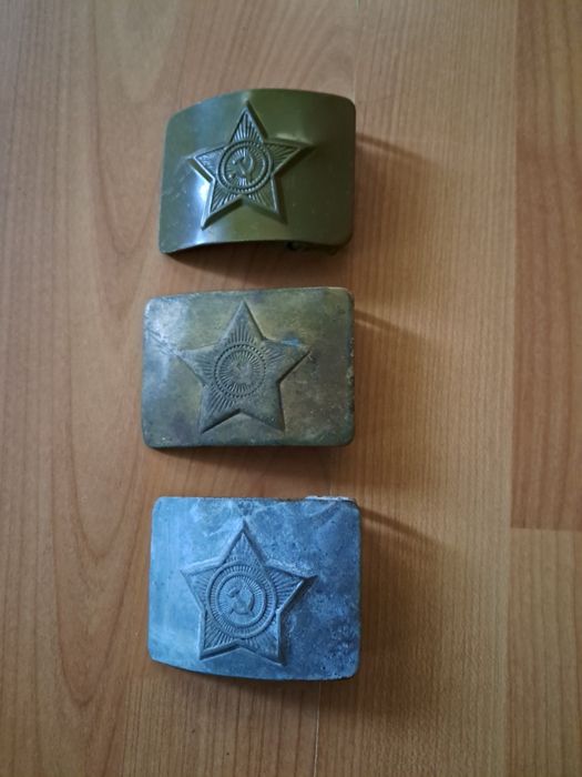 Бляха (пряжка) ременя  СРСР солдатська, офіцерська