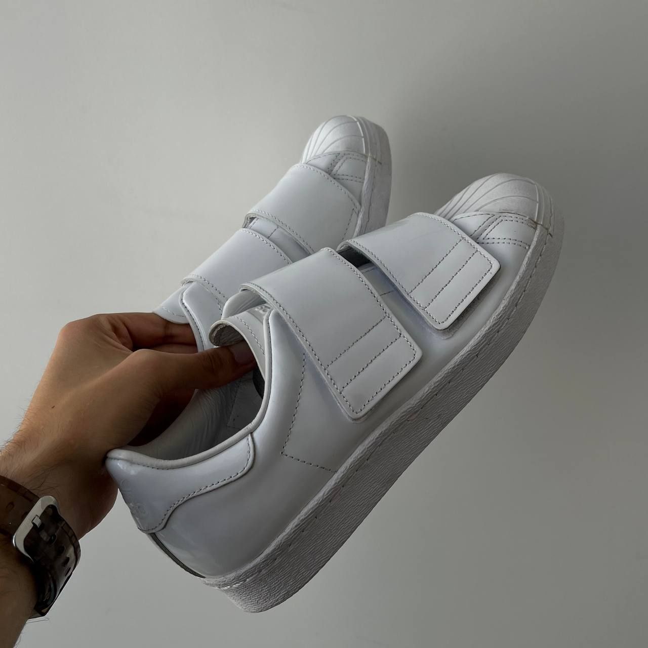 Adidas originals superstar strap patten leather кросівки кеди оригінал