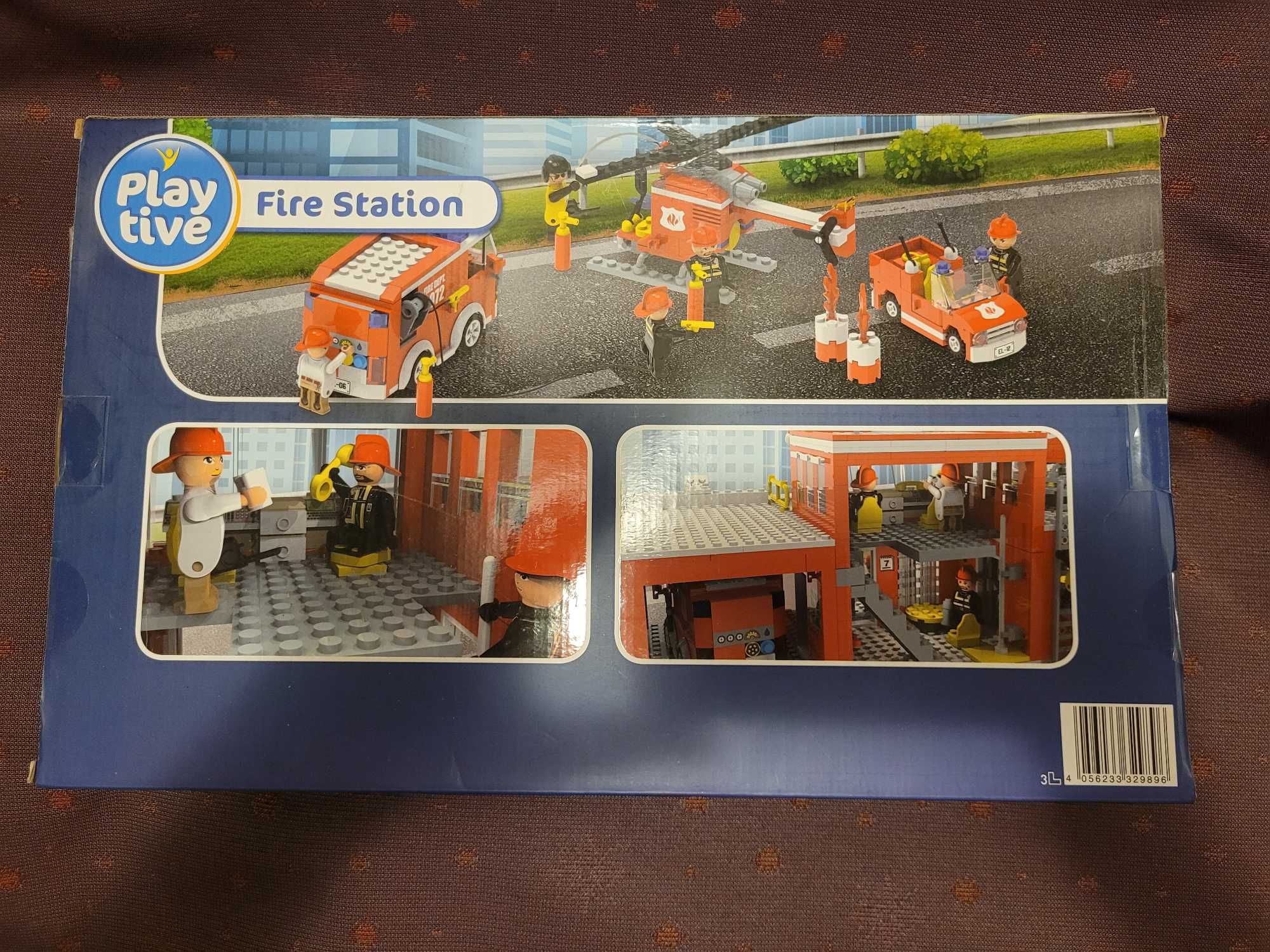 NOWE klocki remiza strażacka LIDL Playtive