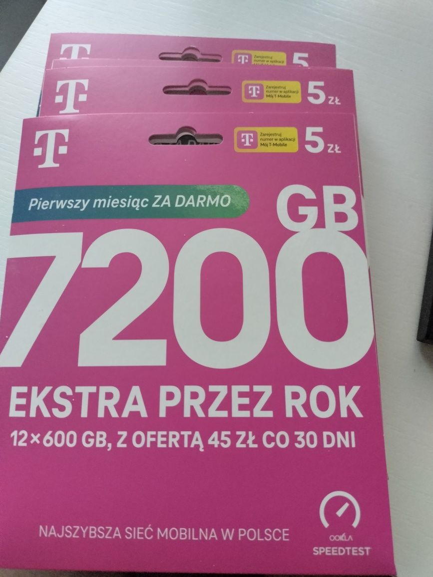 Starter t-mobile karta sim nowa/nowy Internet