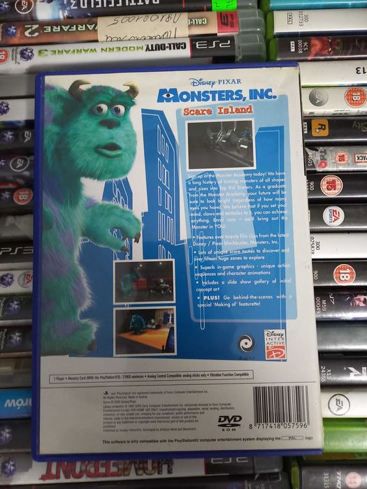 DISNEY / PIXAR  Monsters inc Scare Island na PS2