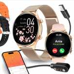 SMARTWATCH damski ZEGAREK wodoodporny PL MENU rozmowy SMART WATCH + 4