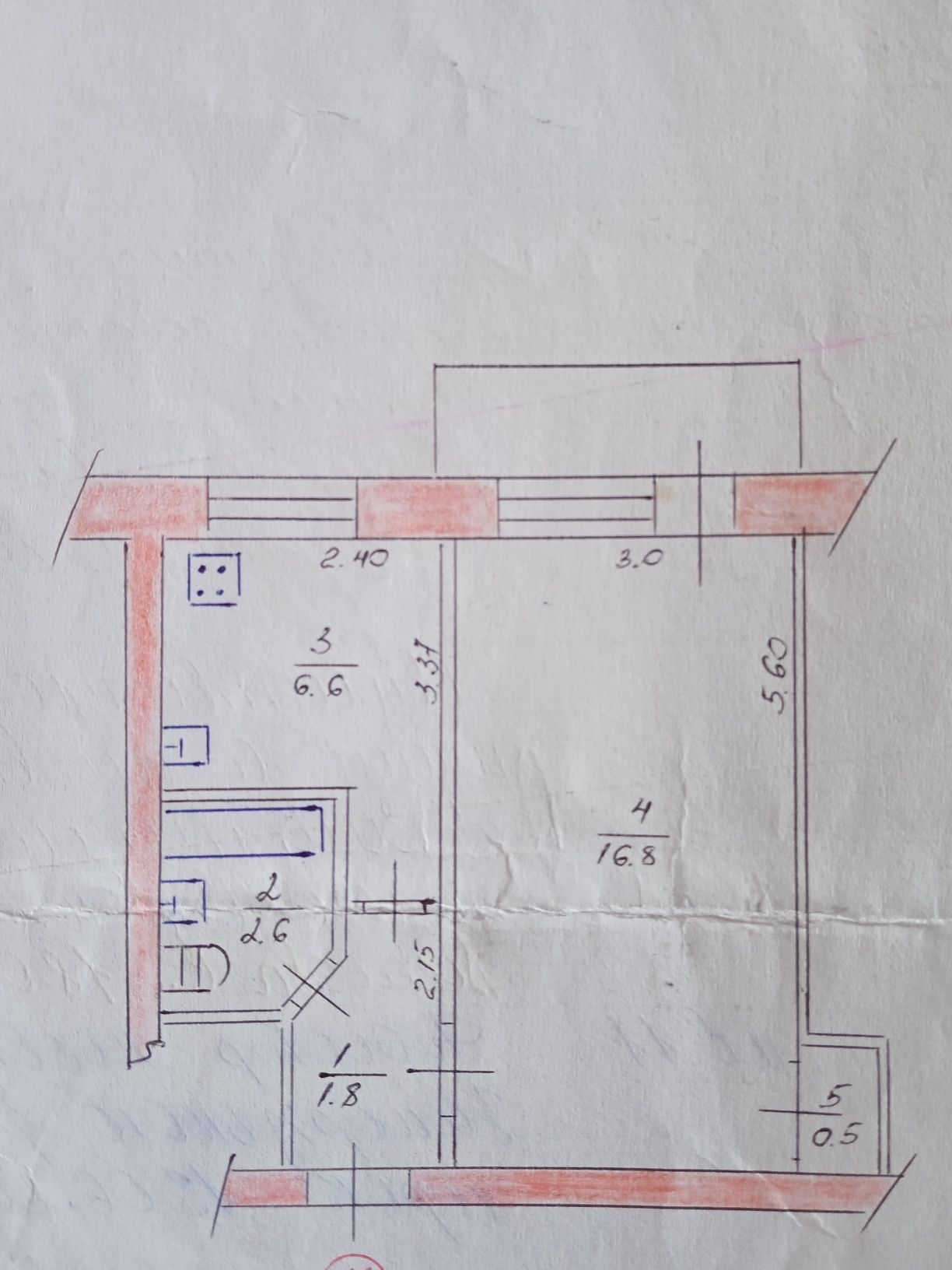 Продам 1 комнатную квартиру в г. Запорожье. Шевченковский район.