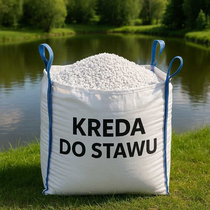 Kreda do stawu, kreda stawowa, reguluje ph wody, ogranicza glony