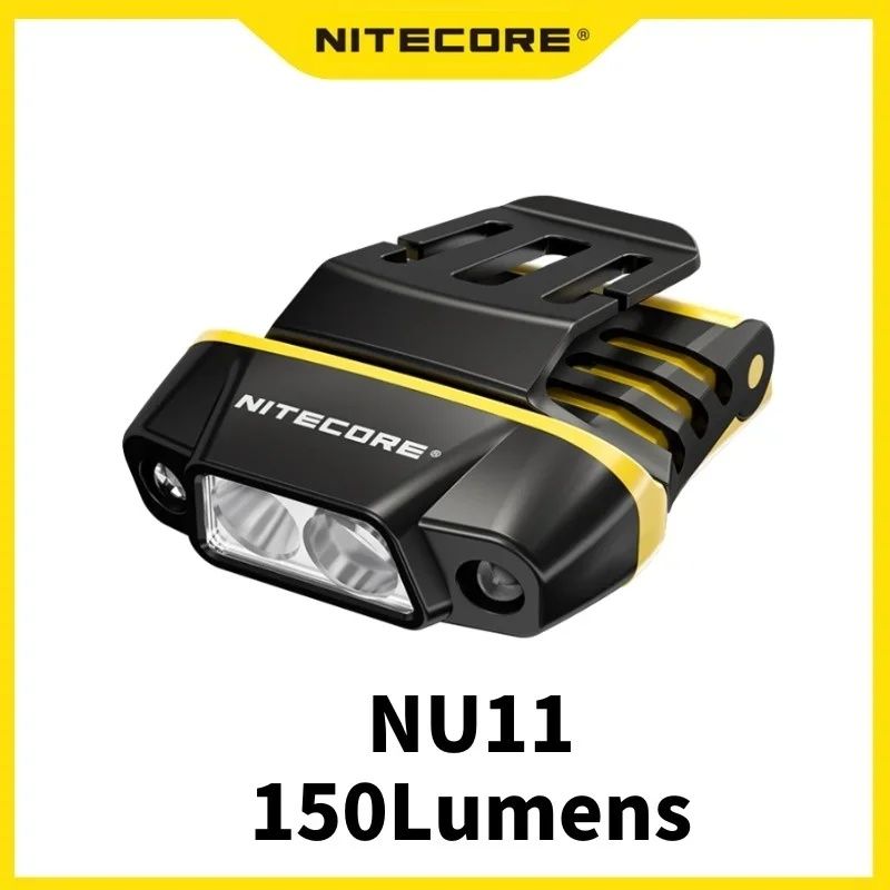 Nitecore NU11 ліхтар на кепку з універсальним кріпленням (Датчик руху)