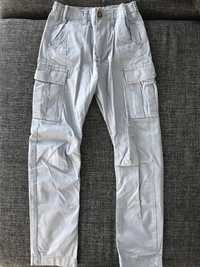 Spodnie Zara szare r. 128