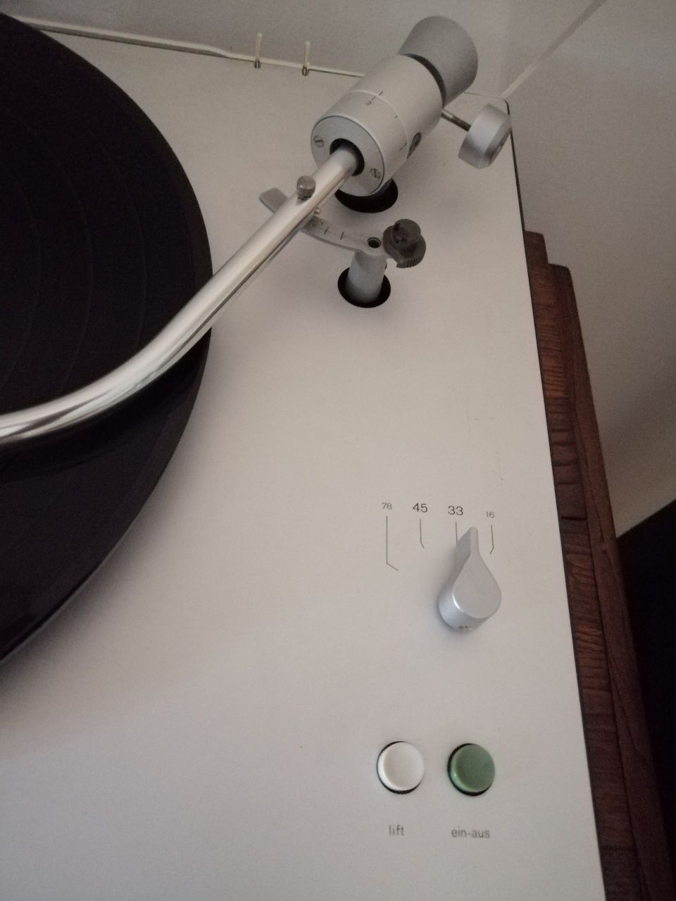 Gira discos Braun PS 1000 topo de gama