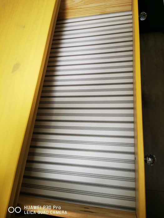 IKEA HEMNES Komoda, 3 szuflady, bejca żółta, 108x96 cm