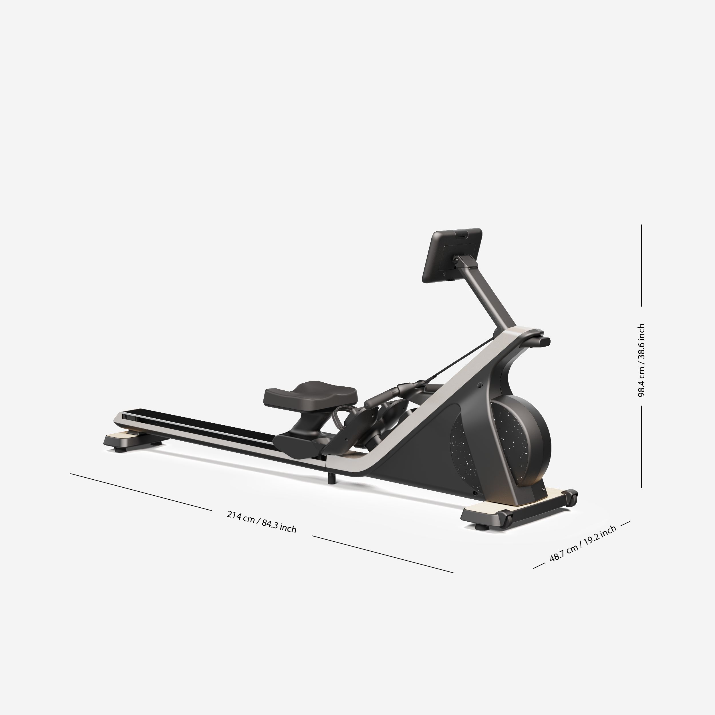 Máquina de Remo Conectada de Cardio Training Rower 900