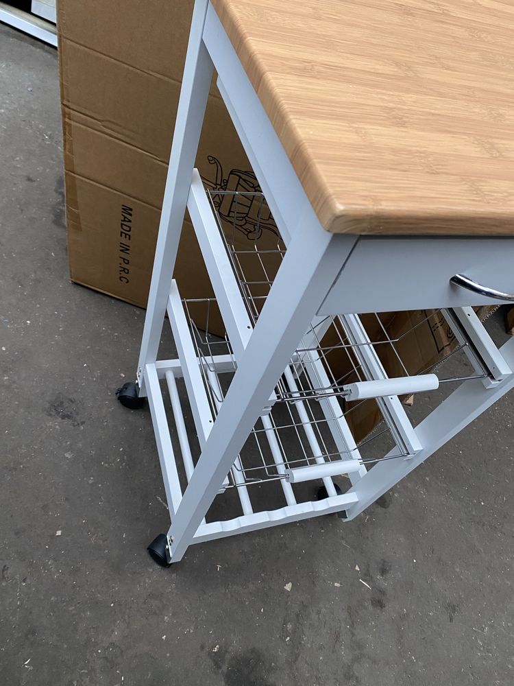 Wózek stolik kuchenny, wielofunkcyjny barek