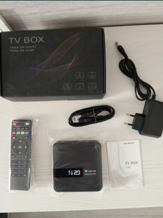 SMART TV приставка H20 андроїд 10 (Нова)