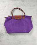 Torebka Longchamp Pliage fioletowa damska