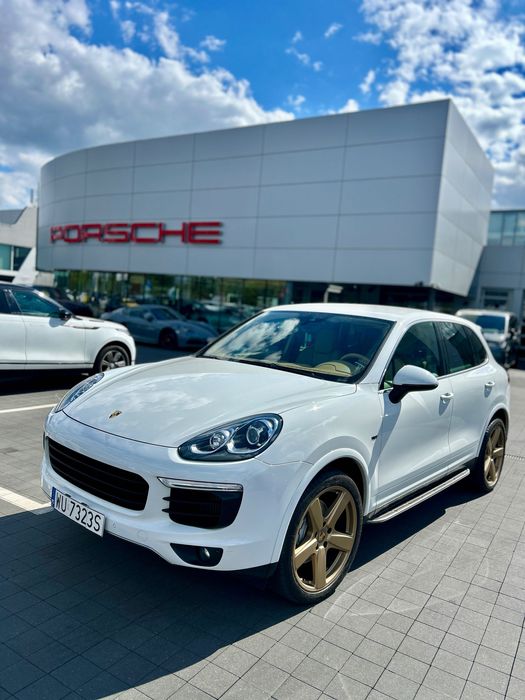 Porsche do ślubu: Porsche Cayenne S V8 beżowe skóry, auto od 800 PLN